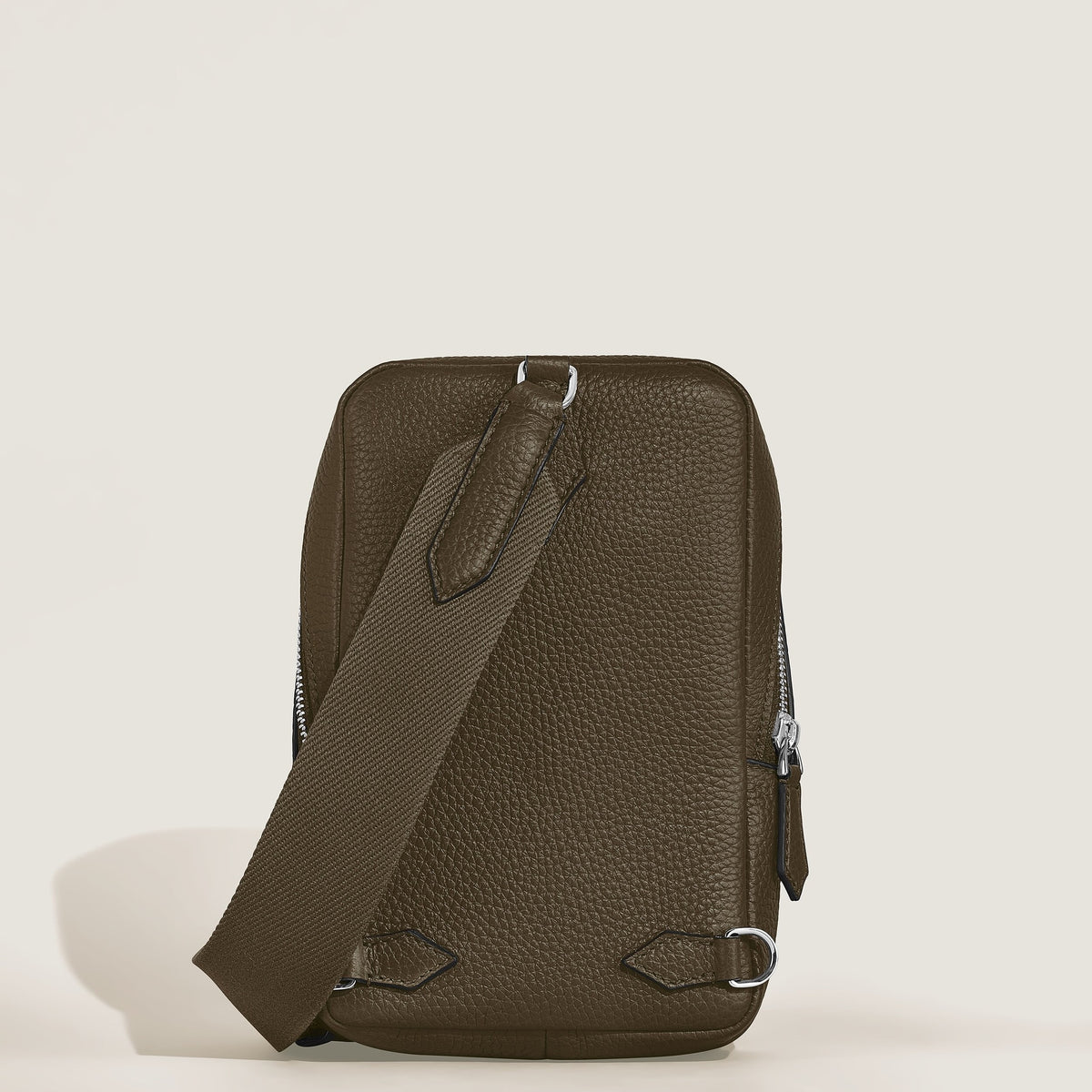 Montblanc Kleine Umhängetasche Companion – Khaki – Ansicht 4