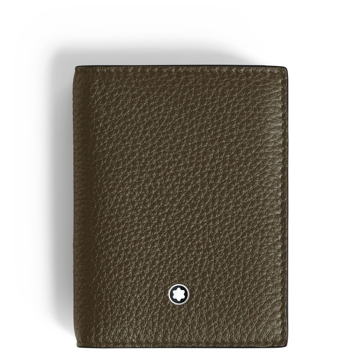 Montblanc Kartenetui 4 cc aus Grain Leder – Khaki – Ansicht 1