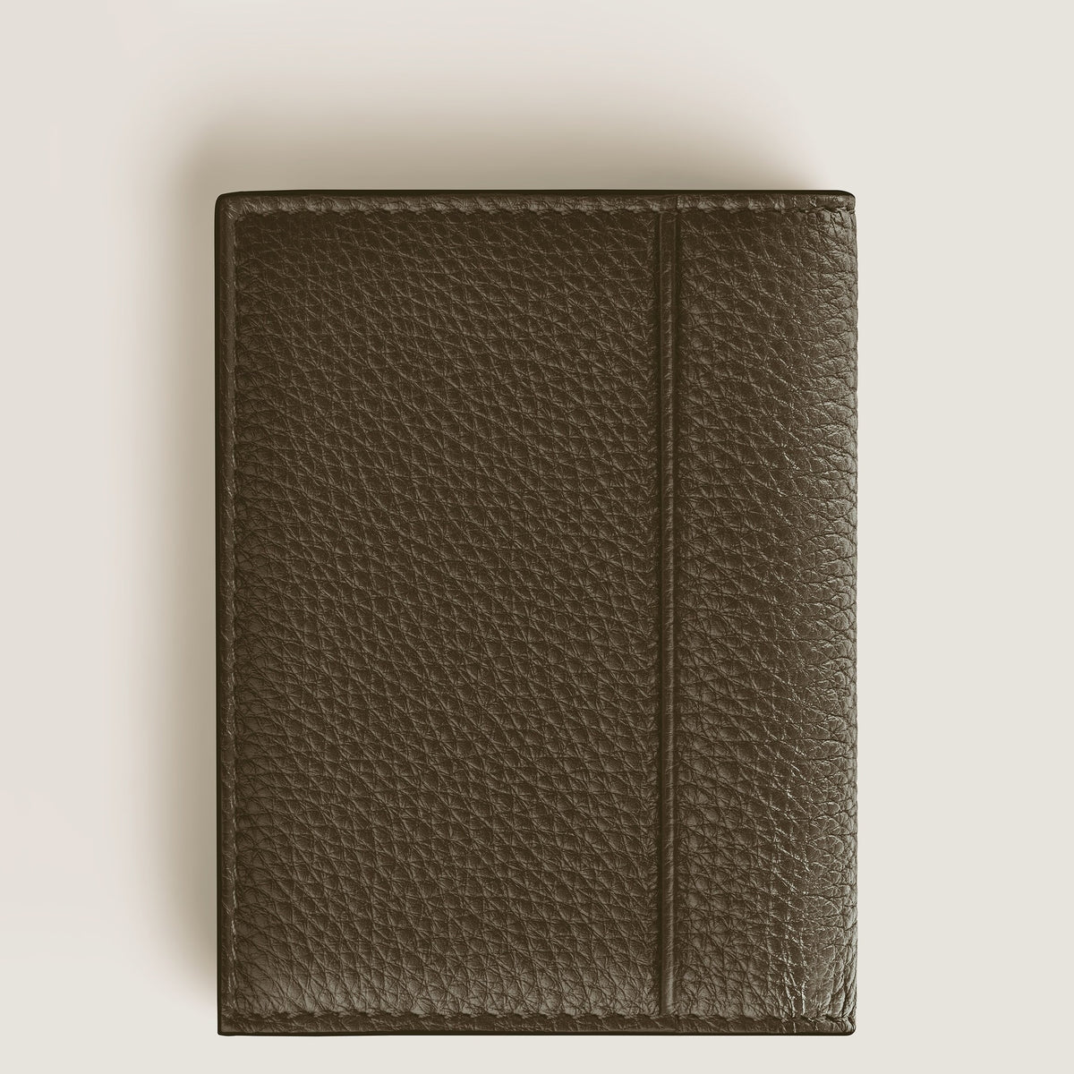 Montblanc Kartenetui 4 cc aus Grain Leder – Khaki – Ansicht 3