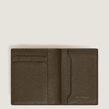 Montblanc Kartenetui 4 cc aus Grain Leder – Khaki – Ansicht 6