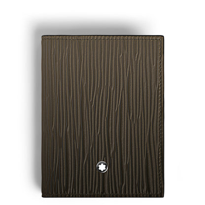 Montblanc Kartenetui 4 cc aus Corteccia Sfumato Leder – Khaki – Ansicht 1
