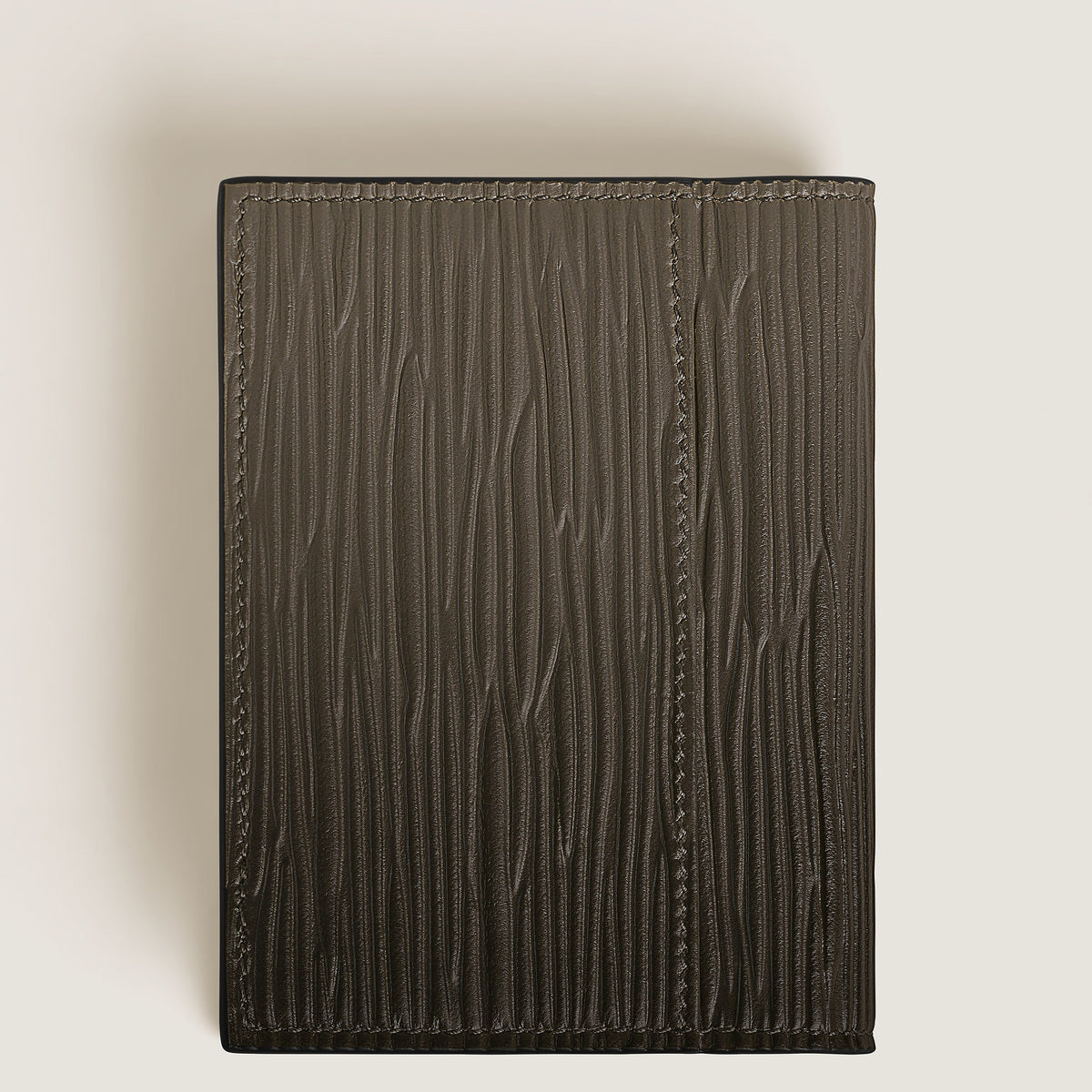 Montblanc Kartenetui 4 cc aus Corteccia Sfumato Leder – Khaki – Ansicht 2