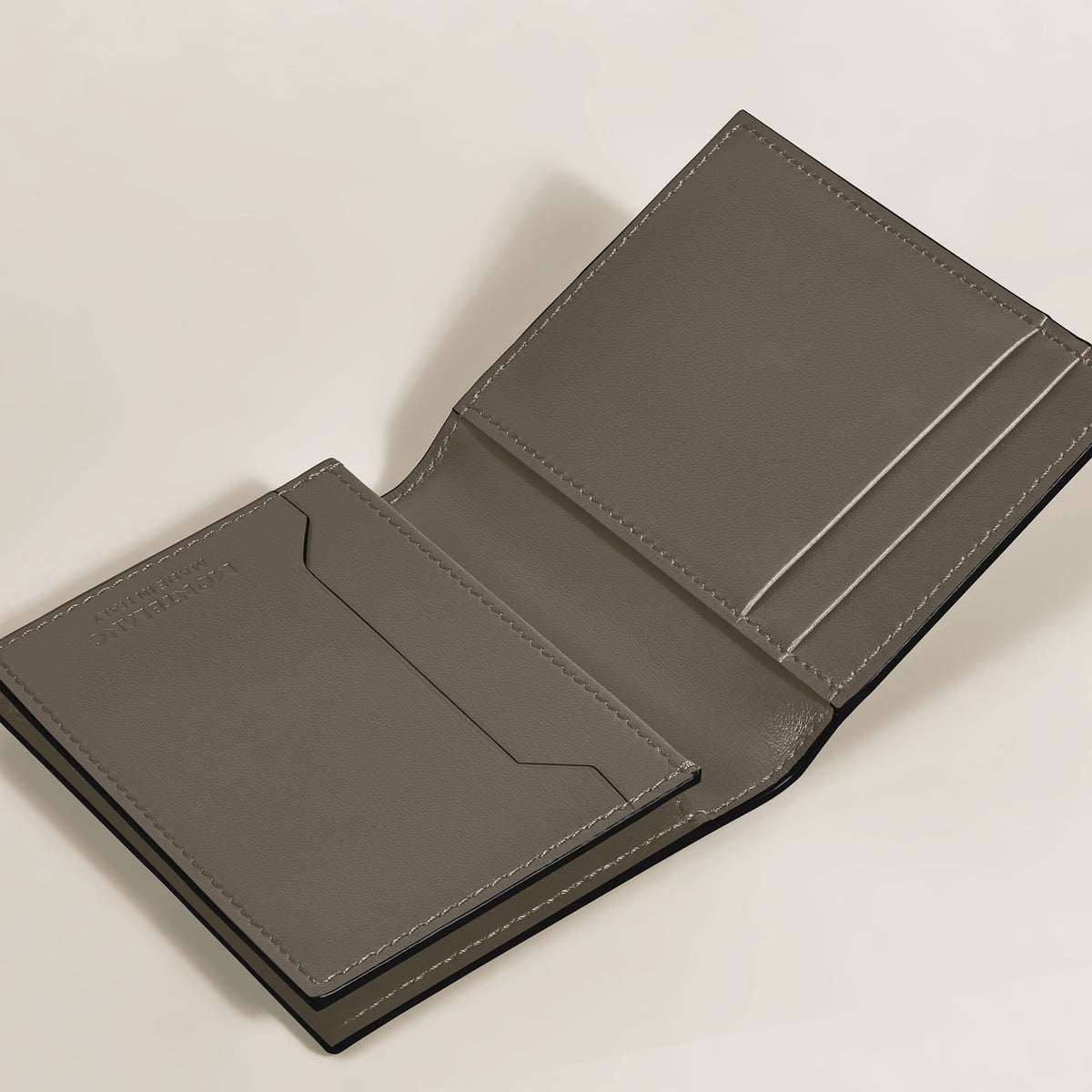 Montblanc Kartenetui 4 cc aus Corteccia Sfumato Leder – Khaki – Ansicht 3