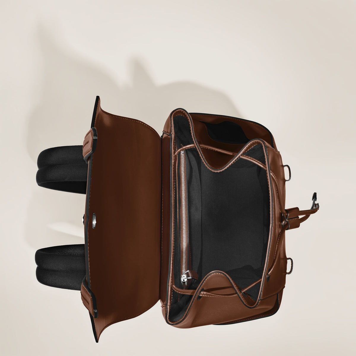 Montblanc Mittelgroßer Rucksack aus Meisterstück Leder – Ansicht 6