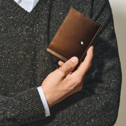 Montblanc Brieftasche 6 cc mit Geldscheinklammer aus Meisterstück Sfumato Leder – Ansicht 2