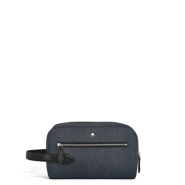 Montblanc Kosmetik Clutch aus Sartorial Leder – Twilight Blue
