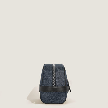 Montblanc Kosmetik Clutch aus Sartorial Leder – Twilight Blue – Ansicht 5