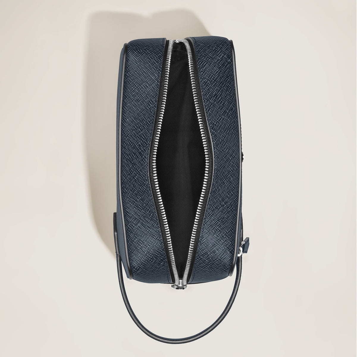 Montblanc Kosmetik Clutch aus Sartorial Leder – Twilight Blue – Ansicht 7