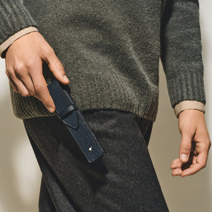Montblanc Etui Envelope für 1 Schreibgerät – Twilight Blue – Ansicht 2