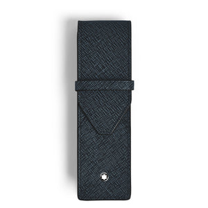 Montblanc Etui Envelope für 2 Schreibgeräte – Twilight Blue – Ansicht 1