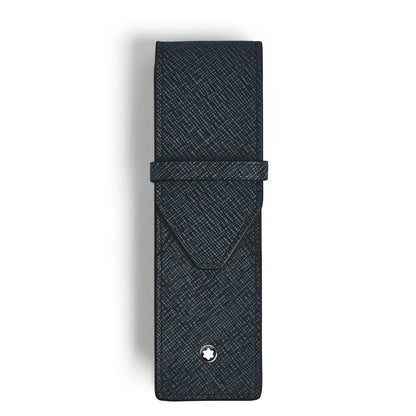 Montblanc Etui Envelope für 2 Schreibgeräte – Twilight Blue – Ansicht 1