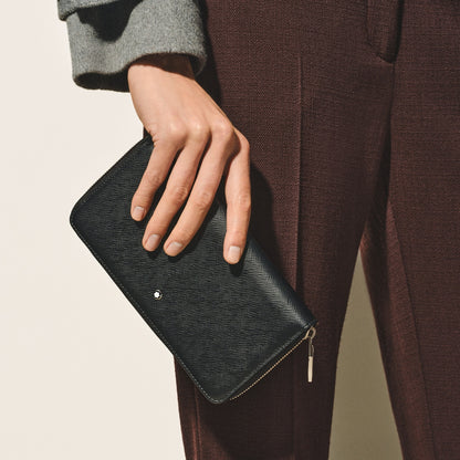 Montblanc Continental Brieftasche 12 cc mit Reißverschluss aus Sartorial Leder – Ansicht 2