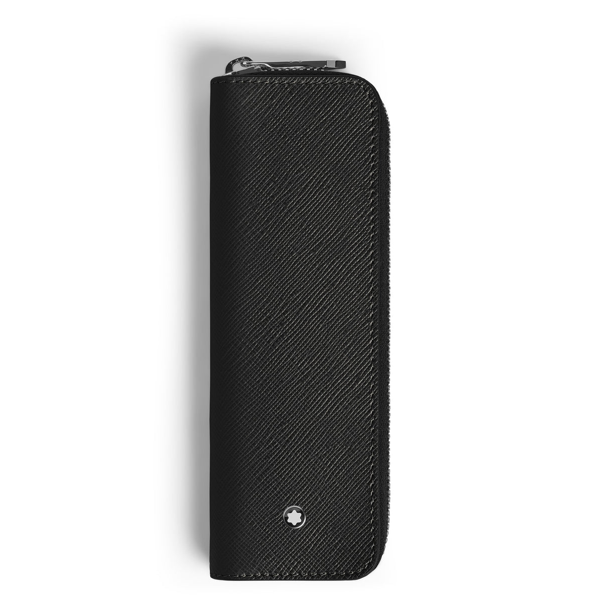Montblanc Etui für 1 Schreibgerät mit Reißverschluss aus Sartorial Leder – Schwarz – Ansicht 1