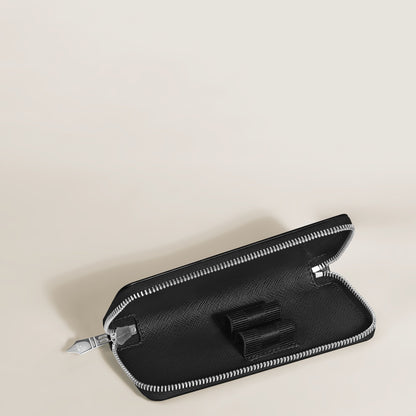 Montblanc Etui für 2 Schreibgeräte mit Reißverschluss aus Sartorial Leder – Ansicht 6