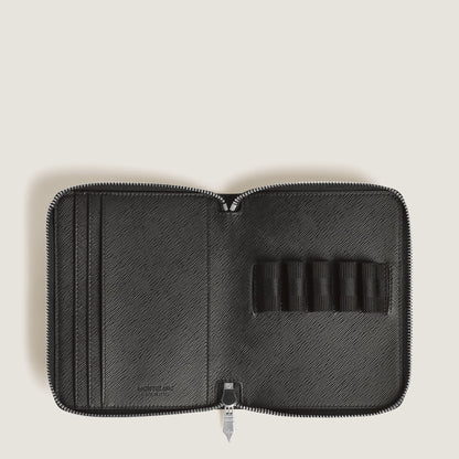 Montblanc Etui für 5 Schreibgeräte mit Reißverschluss aus Sartorial Leder – Ansicht 3