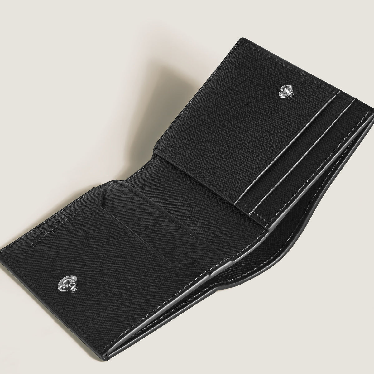Montblanc Mini Brieftasche 4 cc aus Sartorial Leder – Twilight Blue – Ansicht 3