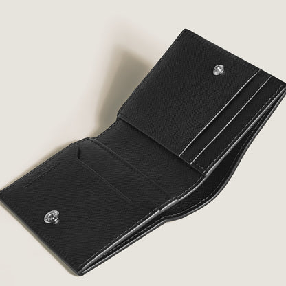 Montblanc Mini Brieftasche 4 cc aus Sartorial Leder – Twilight Blue – Ansicht 3