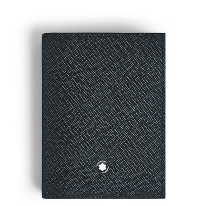 Montblanc Kartenetui 4 cc aus Sartorial Leder – Twilight Blue – Ansicht 1