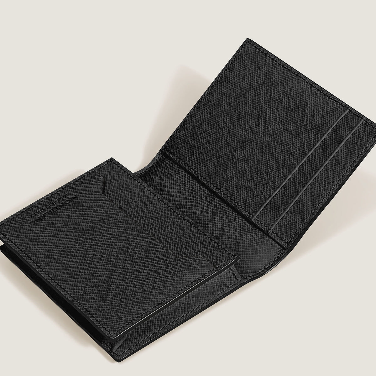 Montblanc Kartenetui 4 cc aus Sartorial Leder – Twilight Blue – Ansicht 4