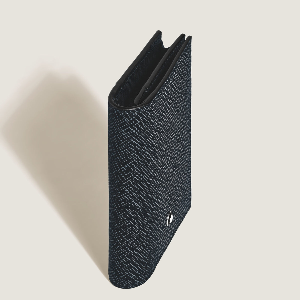 Montblanc Kartenetui 4 cc aus Sartorial Leder – Twilight Blue – Ansicht 5
