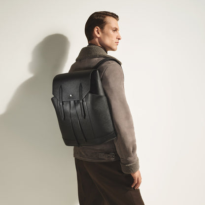 Montblanc Mittelgroßer Rucksack aus hochwertigem Leder – Ansicht 2