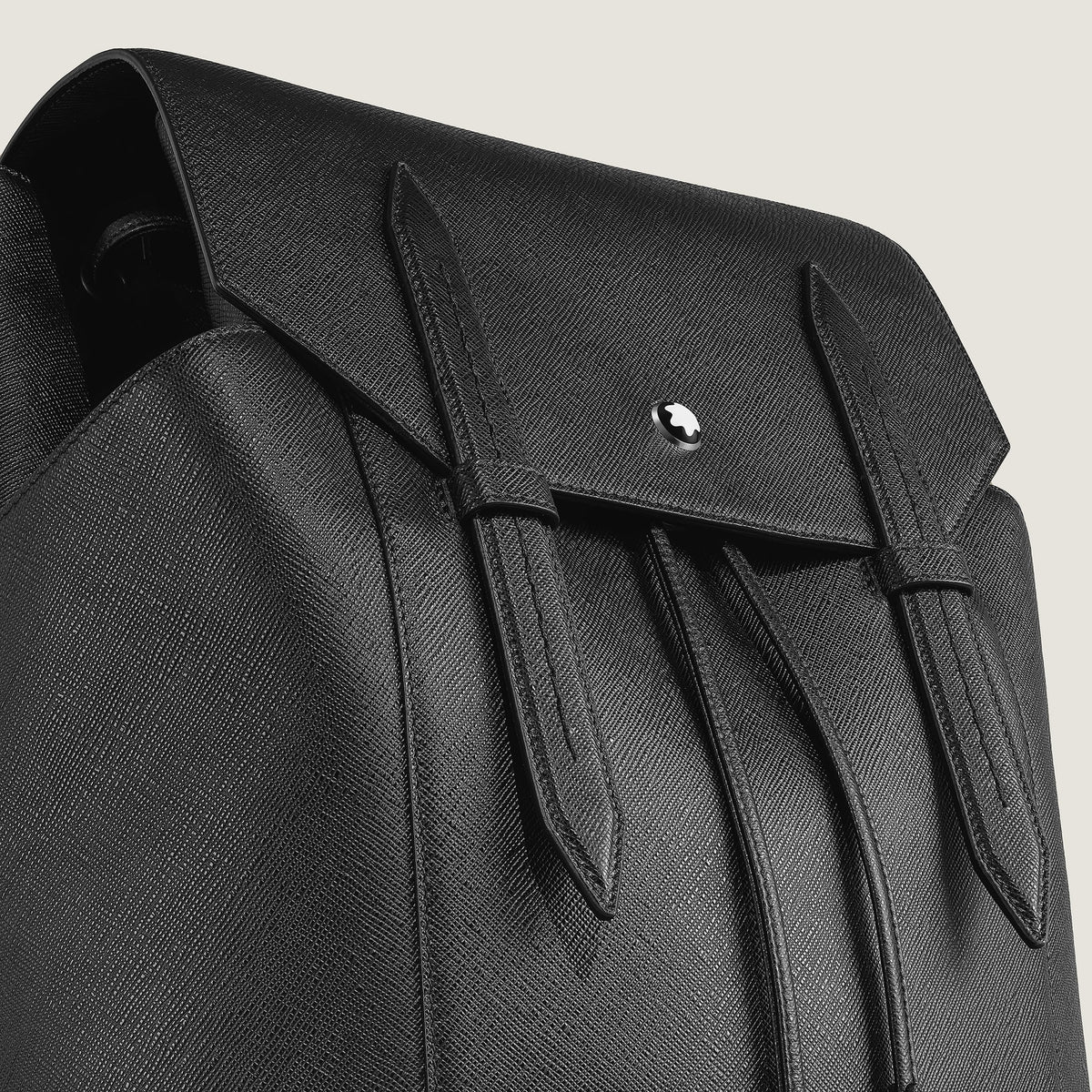 Montblanc Mittelgroßer Rucksack aus hochwertigem Leder – Ansicht 3
