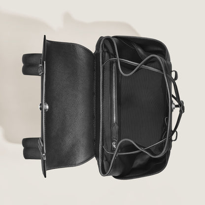 Montblanc Mittelgroßer Rucksack aus hochwertigem Leder – Ansicht 8