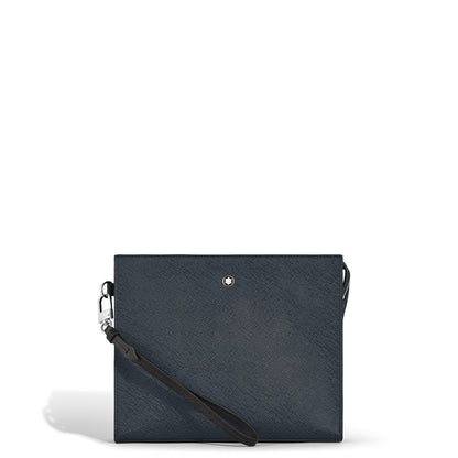 Montblanc Clutch aus Sartorial Leder – Twilight Blue – Ansicht 1