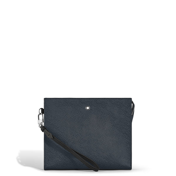 Montblanc Clutch aus Sartorial Leder – Twilight Blue