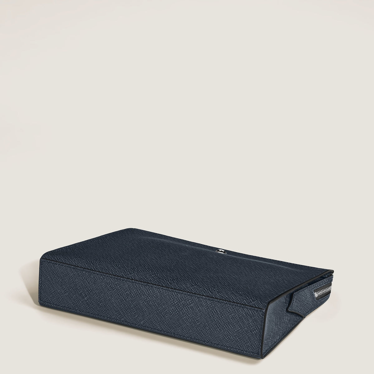 Montblanc Clutch aus Sartorial Leder – Twilight Blue – Ansicht 7