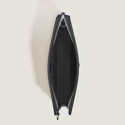 Montblanc Clutch aus Sartorial Leder – Twilight Blue – Ansicht 8