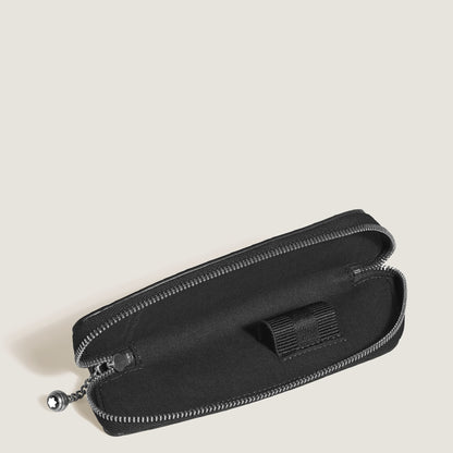 Montblanc Etui für 1 Schreibgerät aus Leder mit Krokoprägung – Schwarz – Ansicht 2