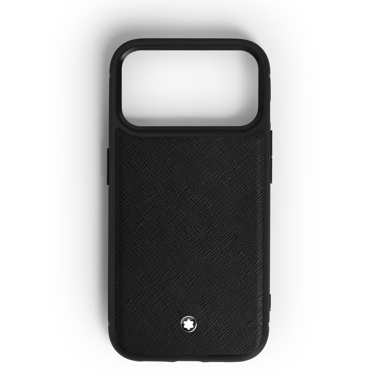 Montblanc Schutzhülle für iPhone 17 Pro aus Sartorial Leder – Schwarz – Ansicht 1