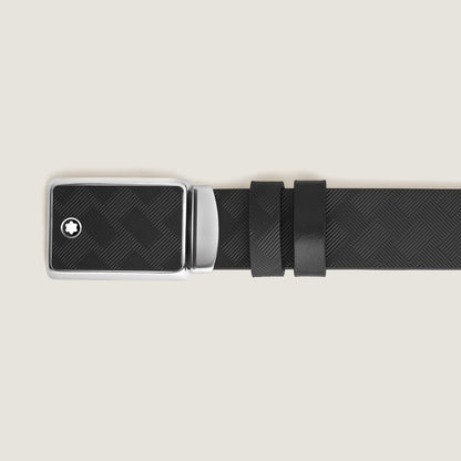 Montblanc Wendbarer Gürtel mit Intarsien Schließe 35 mm aus Extreme Leder – Ansicht 4