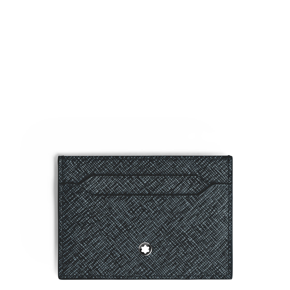 Montblanc Kartenetui 5 cc aus Sartorial Leder – Twilight Blue – Ansicht 1