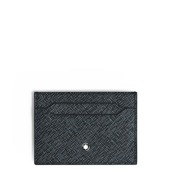 Montblanc Kartenetui 5 cc aus Sartorial Leder – Twilight Blue
