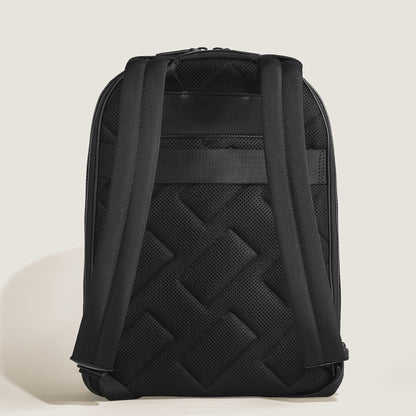 Montblanc Rucksack Groß mit 3 Fächern aus Extreme Leder – Schwarz – Ansicht 6