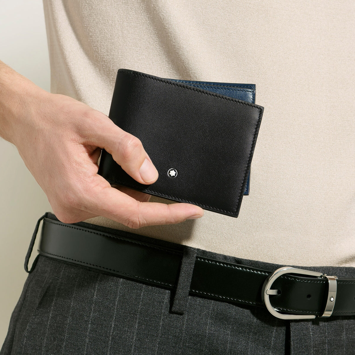 Montblanc Brieftasche 6 cc aus Meisterstück Leder – Ansicht 2