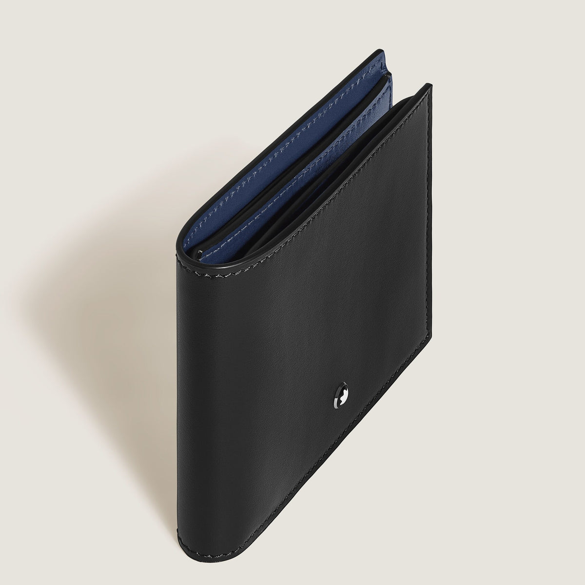 Montblanc Brieftasche 8 cc aus Meisterstück Leder – Tintenblau – Ansicht 2