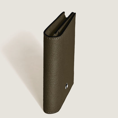 Montblanc Kartenetui 4 cc aus Sartorial Leder – Khaki – Ansicht 3