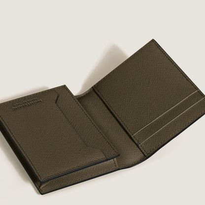 Montblanc Kartenetui 4 cc aus Sartorial Leder – Khaki – Ansicht 4
