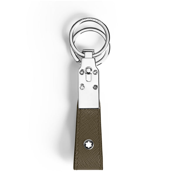 Montblanc Schlüsselanhänger mit Schlaufe aus Sartorial Leder – Khaki