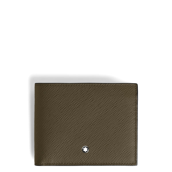 Montblanc Brieftasche 6 cc aus Sartorial Leder – Khaki