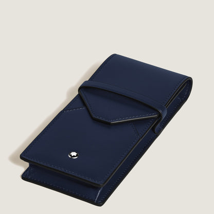 Montblanc Etui Envelope für 3 Schreibgeräte – Tintenblau – Ansicht 2