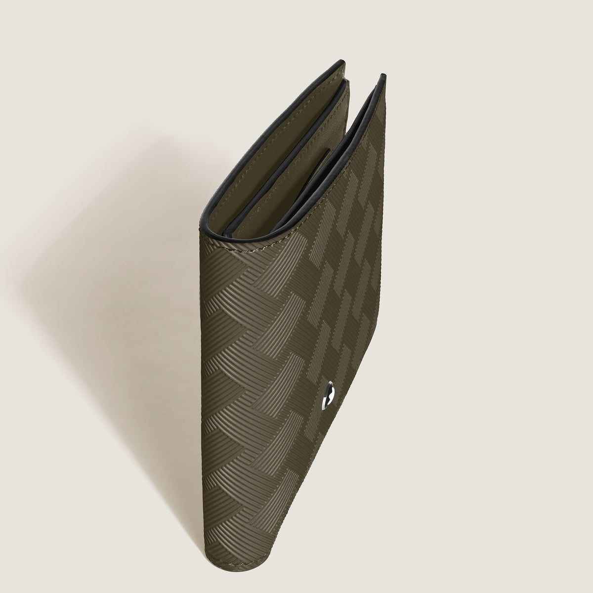 Montblanc Brieftasche 6 cc aus Extreme Leder – Khaki – Ansicht 4