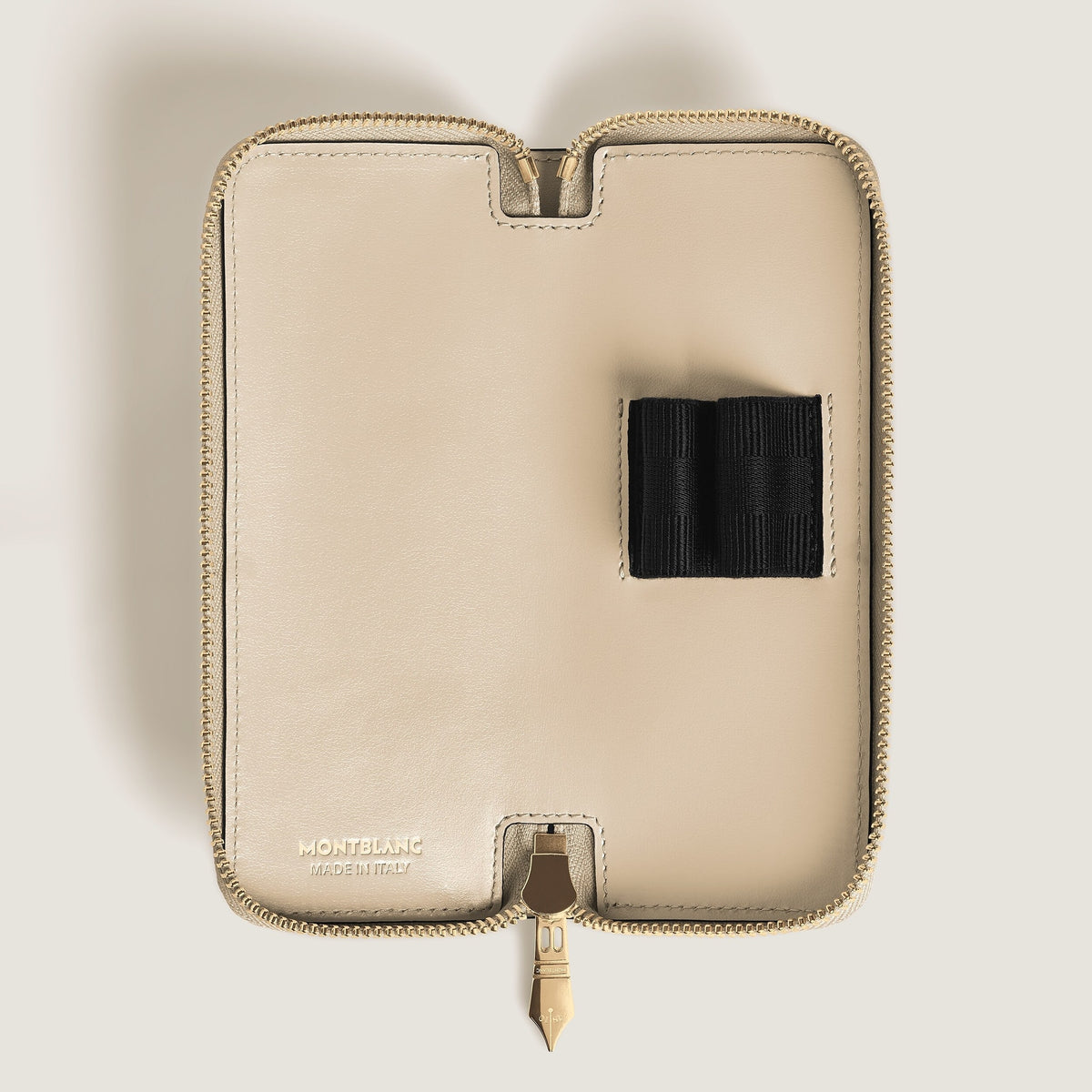 Montblanc Etui für 2 Schreibgeräte mit Reißverschluss aus Meisterstück Leder (MB221454) – Ansicht 2