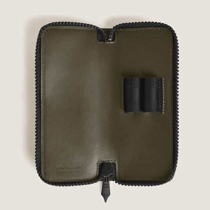 Montblanc Etui für 2 Schreibgeräte mit Reißverschluss aus Extreme Leder – Ansicht 3