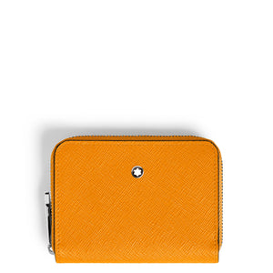 Montblanc Mini Brieftasche 2 cc mit Reißverschluss aus Sartorial Leder (MB221504) – Ansicht 1