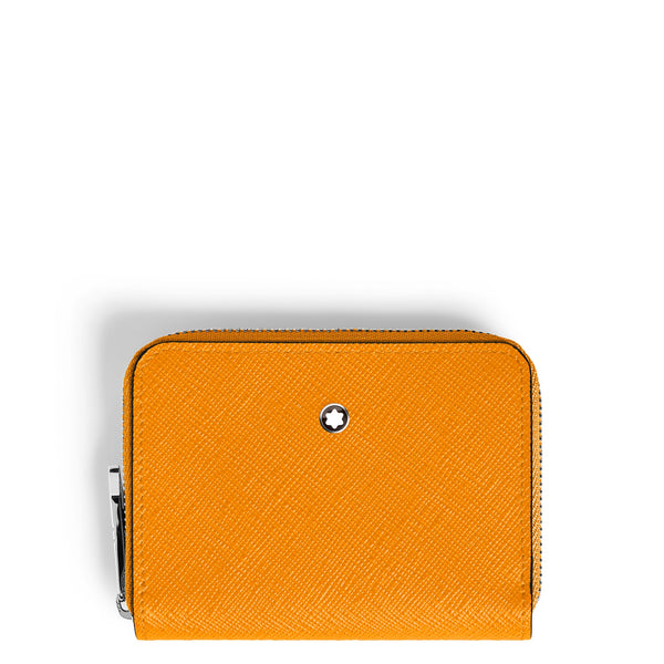 Montblanc Mini Brieftasche 2 cc mit Reißverschluss aus Sartorial Leder (MB221504)
