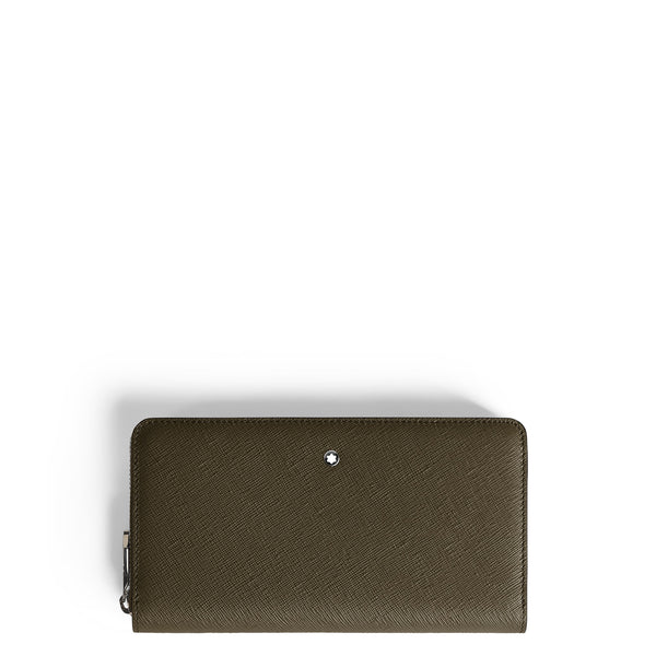 Montblanc Continental Brieftasche 12 cc mit Reißverschluss aus hochwertigem Leder